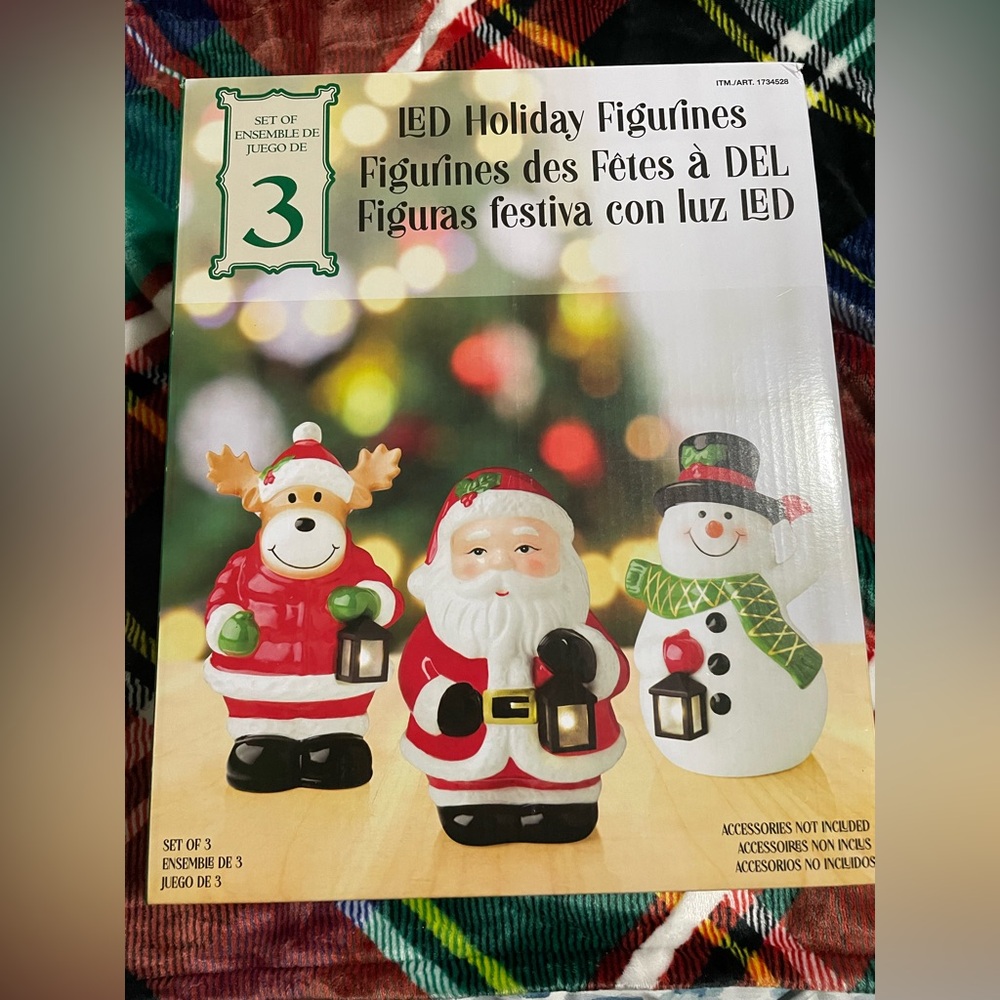 NWT: Holiday LED Figurines
